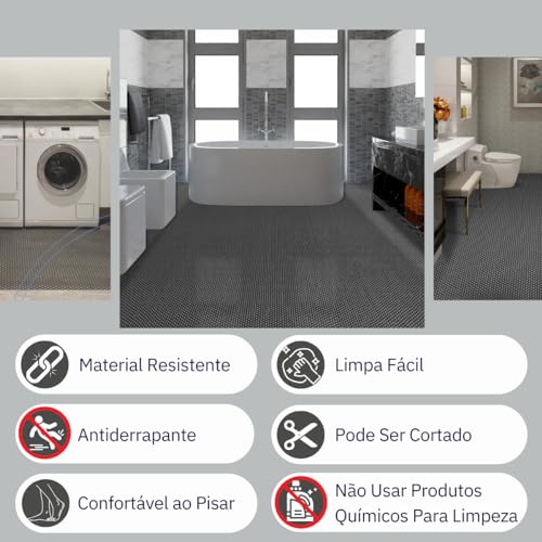 Tapete Antiderrapante Para Banheiro, Box, Piscina, Sauna - 0,60M X 1,20M