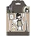 Docrafts GO907118 Santoro Gorjuss Tweed Rubber Stamps - My Own Universe