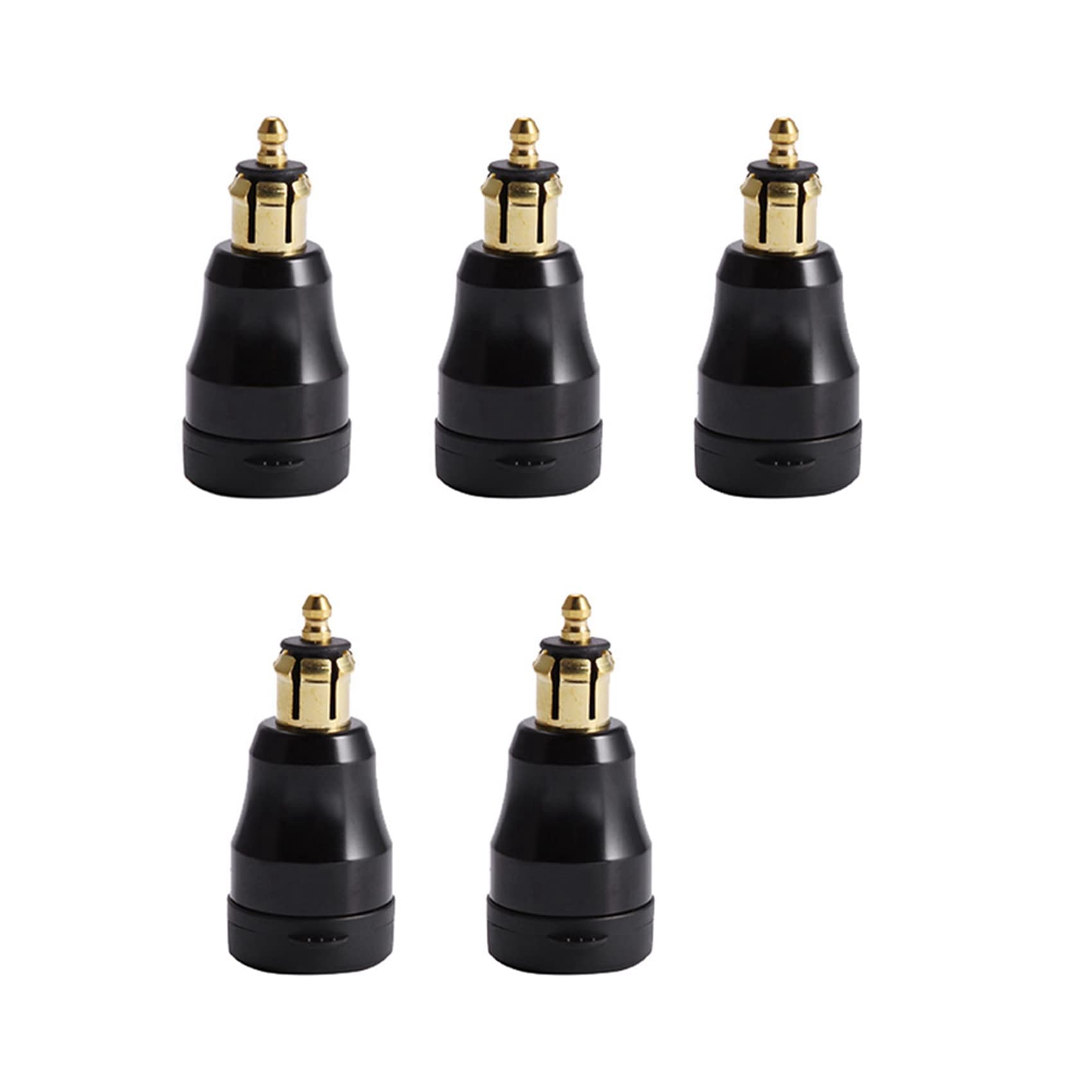 Wodoszczelna ładowarka motocyklowa z przyłączem USB typu C 12 V / 24 V Qc3.0 zasilacz Din gniazdko czarne
