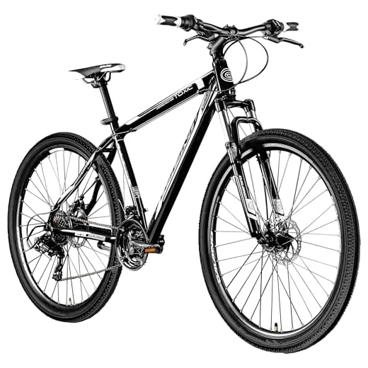 Galano MTB Hardtail 29 Zoll Mountainbike Toxic Fahrrad Scheibenbremsen 29" (schwarz/Weiss)