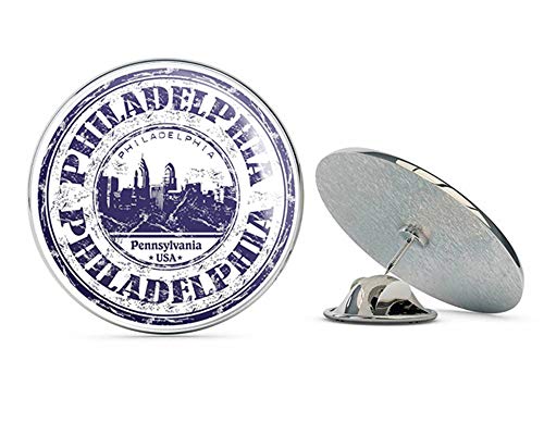 Philadelphia USA Round Metal 0.75