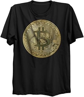 T-shirt Bitcoin Crypto Currency: Streetwear in cotone biologico