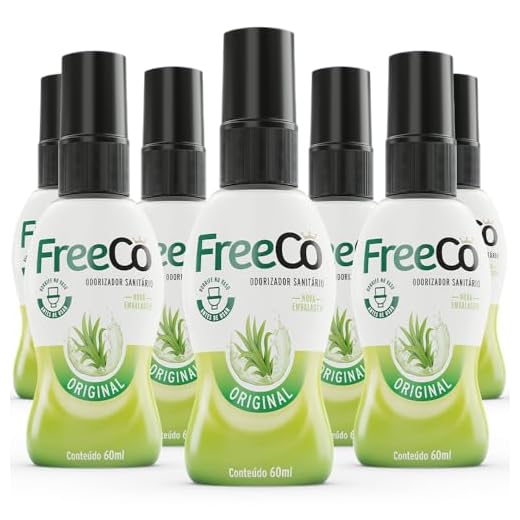Kit 12x60ml Freecô Bloqueador de Odores Sanitários, Freeco
