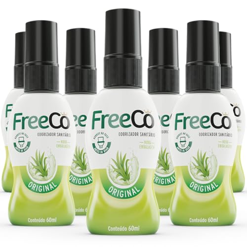 Kit 12x60ml Freecô Bloqueador de Odores Sanitários, Freeco
