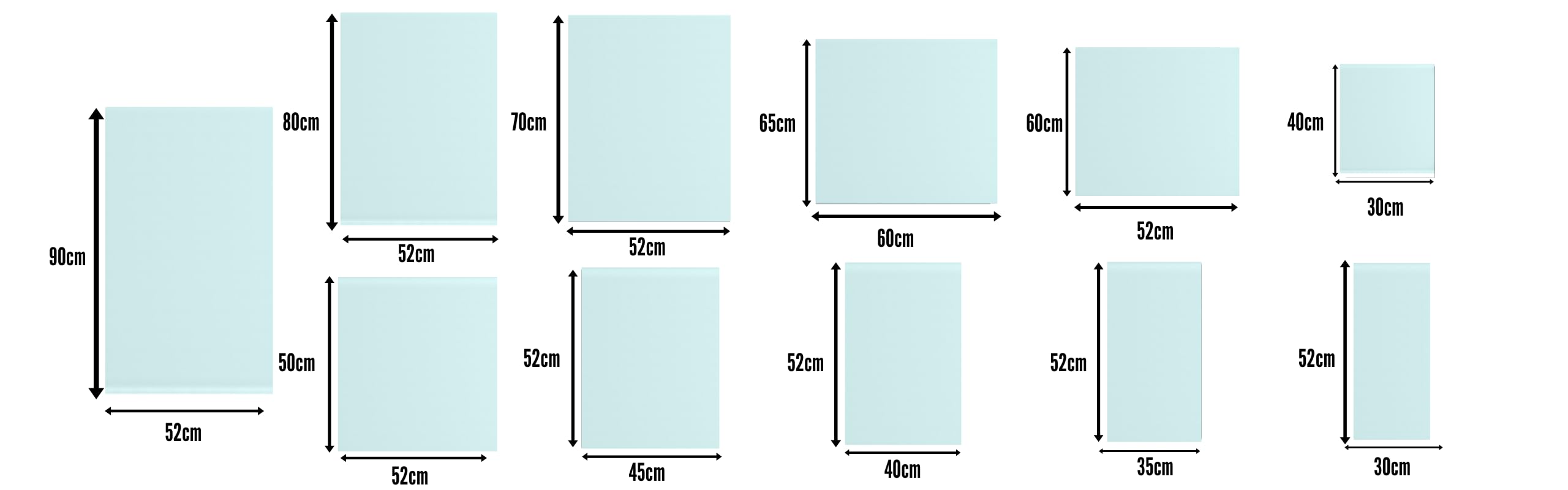 TMK ArtDeko Piastra parascintille per caminetto - Piastra rettangolare in vetro di sicurezza ESG trasparente per stufe a camino - 65x60 cm