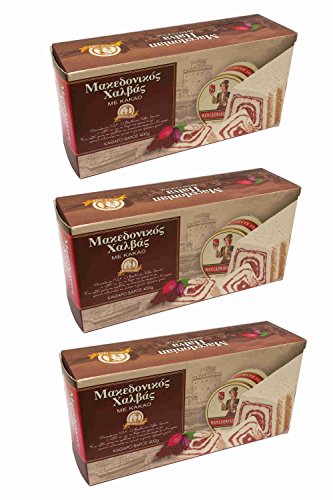 3x 400g Halvas aus Sesam tahini Kakao aus Griechenland griechischer Halva Schoko Spar Set girechische Süßspeise Süßigkeit + 10ml Olivenöl Test Sachet 3x 400g Halvas aus Sesam tahini Kakao aus Griechenland griechischer Halva Schoko Spar Set girechische Süßspeise Süßigkeit + 10ml Olivenöl Test Sachet