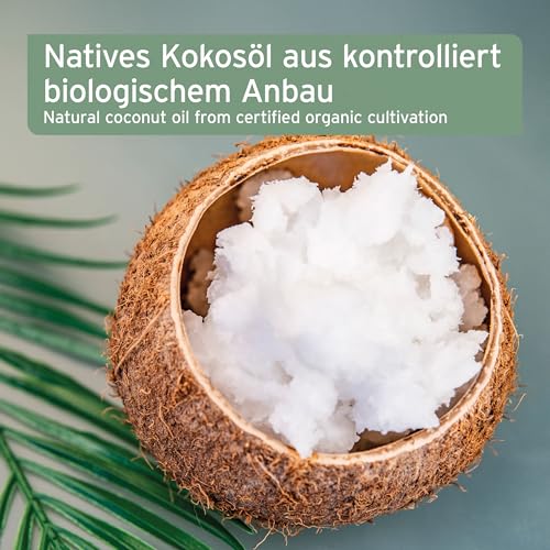 AniForte Bio Kokosöl für Hunde & Katzen 1 Liter Lebensmittelqualität - Erste Kaltpressung, Nativ, Unraffiniert, Hoher Laurinsäure Gehalt, Pflege für Fell, Pfote & Haut, biologischer Anbau, Barf Zusatz