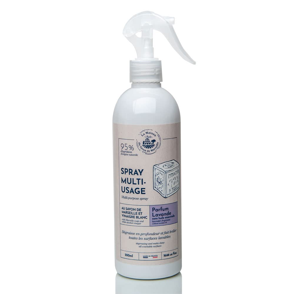 Maison du Savon de Marseille - Multi-Use household spray - Lavender fragrance - 16.90 Fl oz