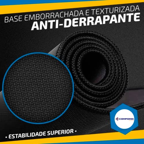 Image of Gaming Mouse Pad Large 70x35 Professional Speed Non-Slip Edge Stitched Black