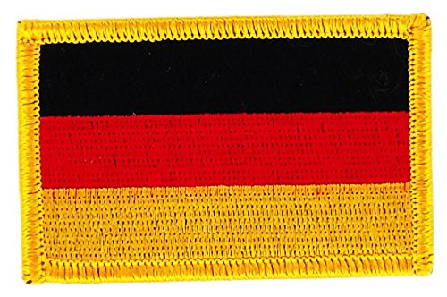 Patch écusson brodé drapeau allemagne allemand thermocollant Insigne backpack