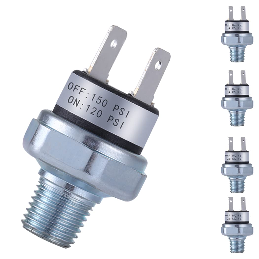 Buy Mankk Air Pressure Switch 170-200 PSI Thread 1/4NPT 24V 12V DC Air - View #5