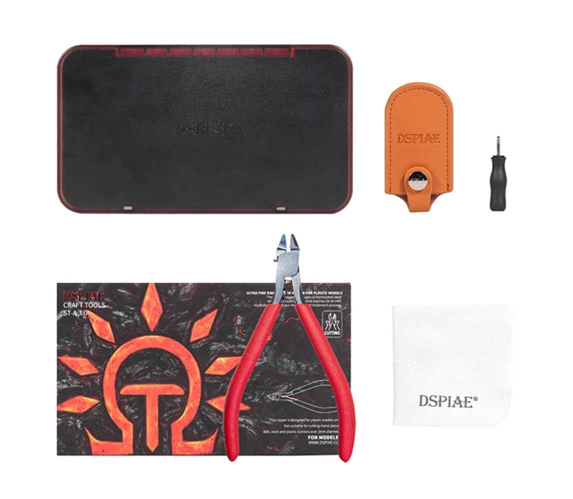 DSPIAE Pro - Tronchese a lama singola ultra fine per modelli in plastica, taglio facile, liscio, pulito