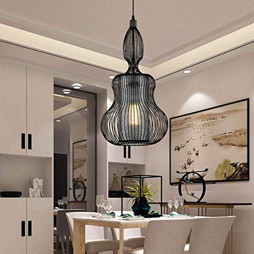 Lustre industriel américain 60cm plafonnier rétro pour salon et café