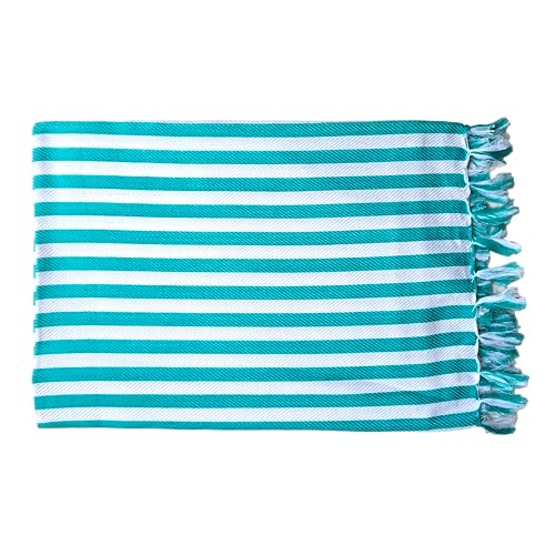 Image of Herringbone Towel|Gamcha for Men|Stripes Towel|Cotton Soft Bath Towels|Towels for Bath Women|Tauliya for Kids|Light Weight Quick Dry Towel|Thin Towel for Travel|Combo Set of 2 Towels