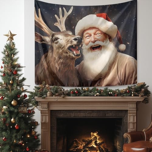 Arbre de Noël à suspendre en coton pour décorer un mur sans encombrer - 5