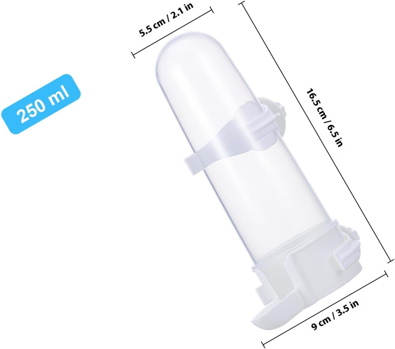Toddmomy Automatic Bird Feeder and Water Dispenser 2pcs Parakeet Food Holder with Bird Food Container for Cage for Parrot Cockatiel Budgie image 2