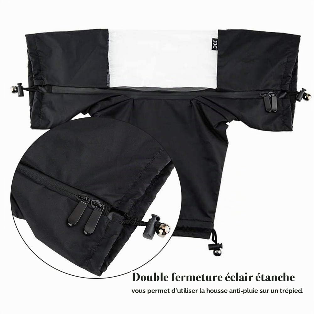 JJC Nylon Caméra Couverture Anti-Pluie Housse Protection Imperméable pour Fujifilm Nikon Canon Sony DSLR Appareil Photo Reflex