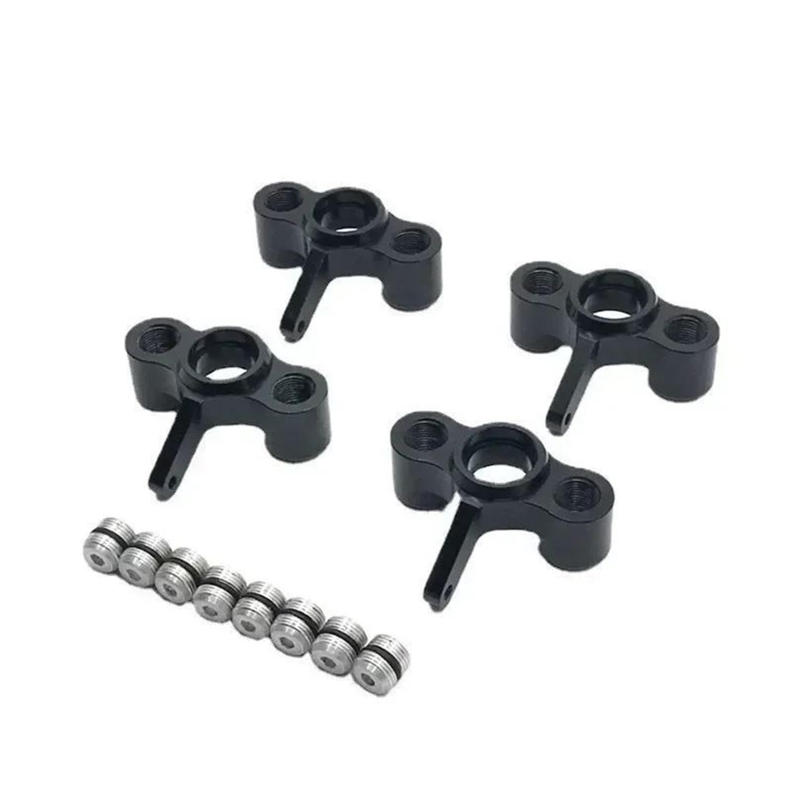 Genérico Portador para Cubo Nudillos Dirección Metal para Jlb para Racing para Cheetah 11101 21101 J3 Speed ​​1/10 RC Piezas Mejora Coche