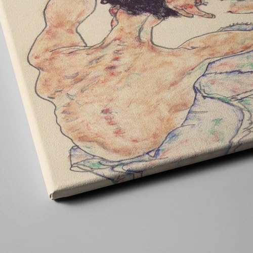Toile de galerie Egon Schiele grand format XL tableau decoration murale salon