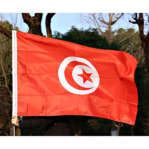Preisvergleich Produktbild CDKJ Flagge Tunesien Fahne 150 x 90 cm