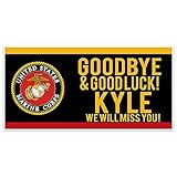 Going Away Good Luck Deployment Military Marine Banner