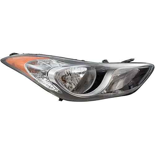 Brock Replacement Passengers Halogen Headlight Headlamp Compatible with Elantra Sedan US 921023Y000