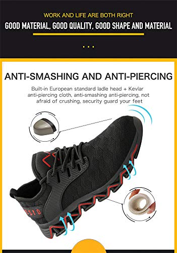 Damen Sicherheitsschuhe Mit Stahlkappe - Leichte Arbeitsschuhe Als Sneaker