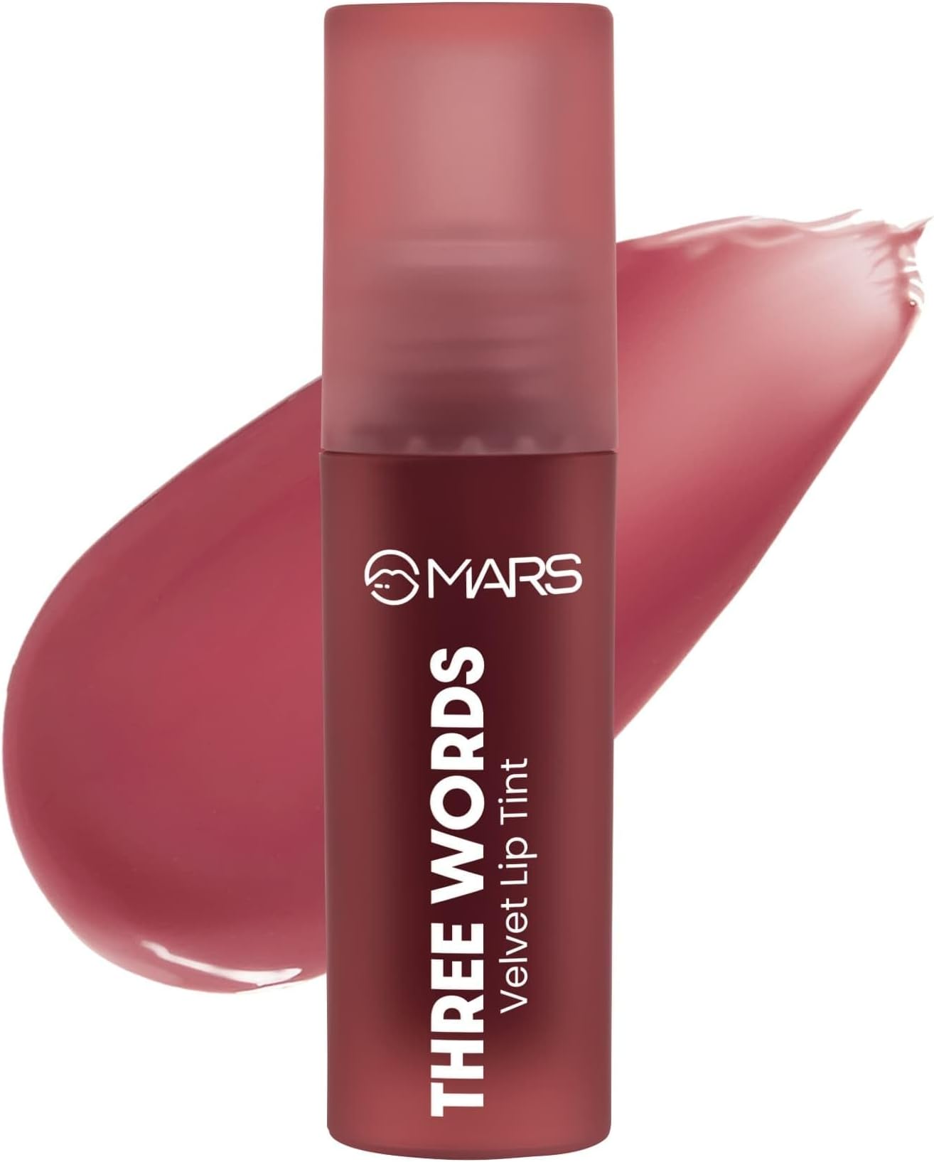 MARS Love Track Velvet Lip Tint (2.8ml) (THREE HEART) | Velvet Matte Finish | Non-Sticky & Lightweight | Highly Pigmented | Comfortable Wear | 6 Flattering Shades