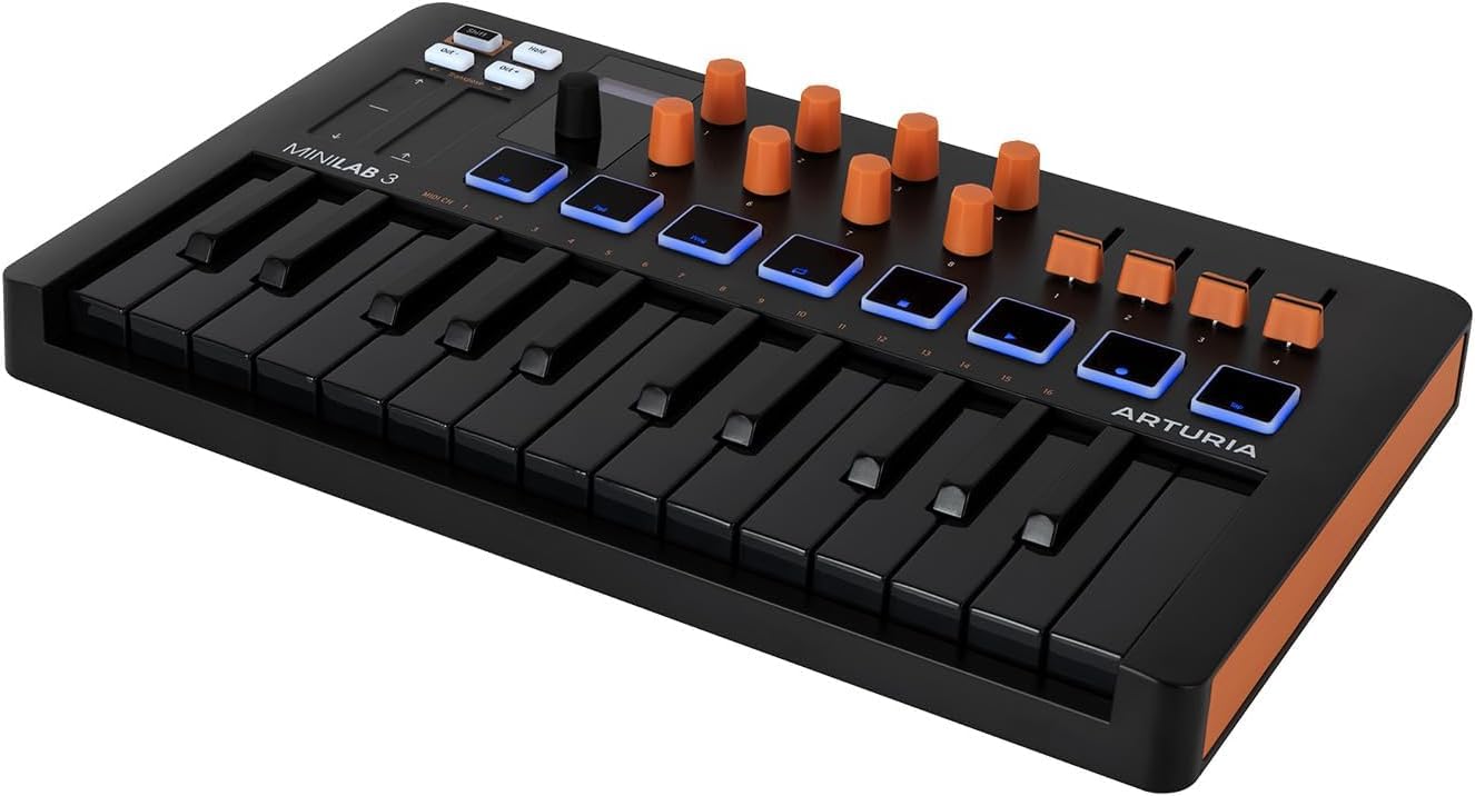 Arturia MiniLab 3 25 Slim-key Controller - Orange : Amazon.ca