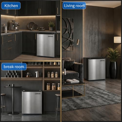 Image of 1.1 Cu.ft Upright Freezer, Single Door Mini Freezer with Adjustable Shelf