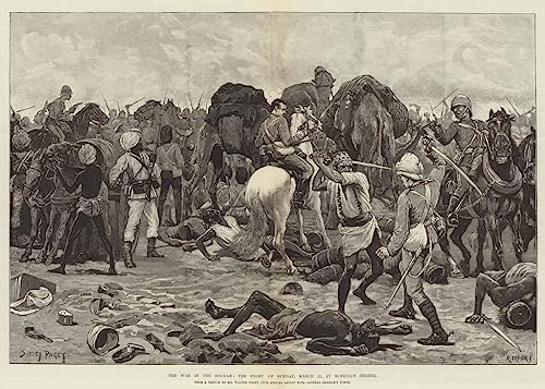 Impression d'art murale Sidney Paget guerre au Soudan pour grand mur vide