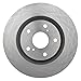 ACDelco Silver 18A2448A (19255494) Non-Coated Front Disc Brake Rotor