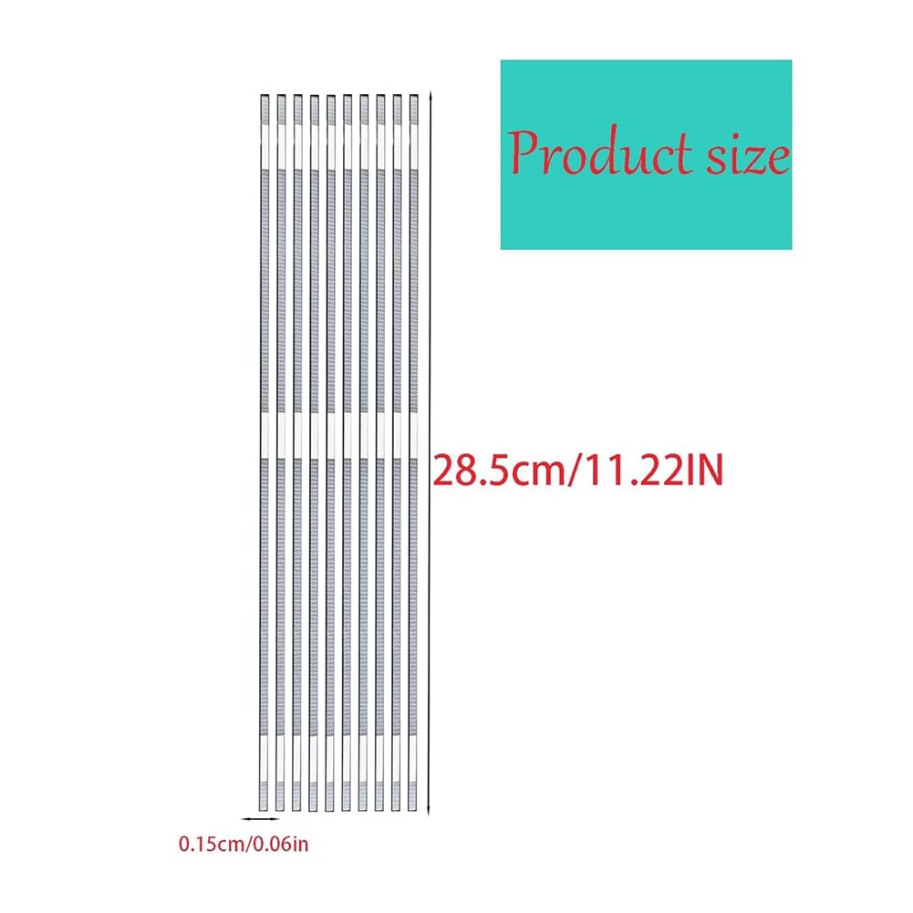Breeshy 50 x 1,5 mm Schmelzklebband, zum Verbinden von Fotoalben, Karten, Büchern, Klebestreifen für Thermobindung, 50 Stück
