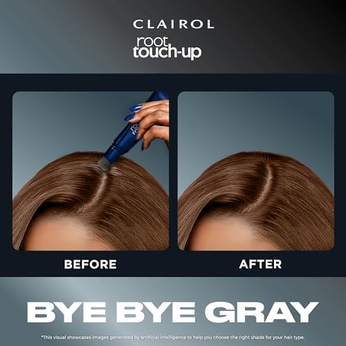 Clairol Root Touch-Up Semi-Permanent Hair Color Blending Gel, 4 Dark Brown, Pack of 2 - Image 5