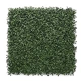 Artificial Boxwood Hedge, privacy hedge screen, UV Protected Faux Greenery Mats, boxwood wall, Suitable for Both Outdoor or Indoor, Garden, Backyard and Home Décor,20 x 20 Inch (12 piece)