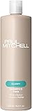 Paul Mitchell Shampoo Two, Champú clarificante, Limpia profundamente + Elimina la acumulación, Para todo tipo de cabello, especialmente cabello graso, 500 ml
