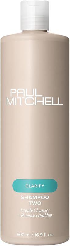 Paul Mitchell Shampoo Two, Clarifying Shampoo, Deep Cleanses + Removes Buildup, For All Hair Types, Especially Oily Hair