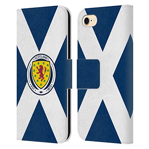 Head Case Designs Offizielle Scotland National Football Team Schottland Fahne Logo 2 Leder-Wallet-Hülle Kompatibel mit Apple iPhone 7/8 / SE 2020 & 2022 Head Case Designs Offizielle Scotland National Football Team Schottland Fahne Logo 2 Leder-Wallet-Hülle Kompatibel mit Apple iPhone 7/8 / SE 2020 & 2022