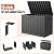 NBYSGO Outdoor Deck Storage Box,Resin Deck Boxes Indoor and outdoor, Waterproof Storage Box Lockable Lid (Black,50 Gallon)