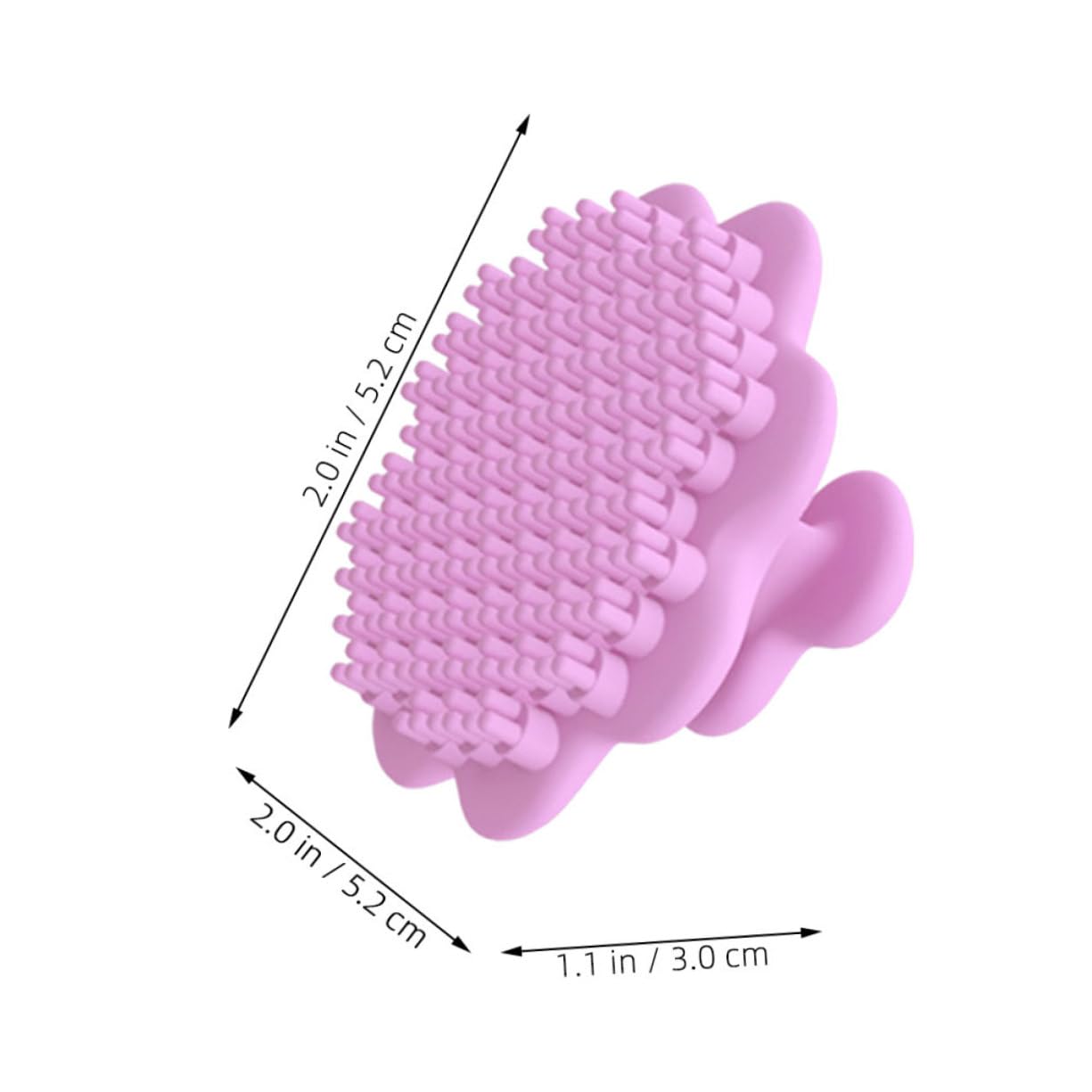 PACKOVE Facial Cleansing Brush Silicone Facial Scrubber Exfoliating Tool for Gentle Skin Care