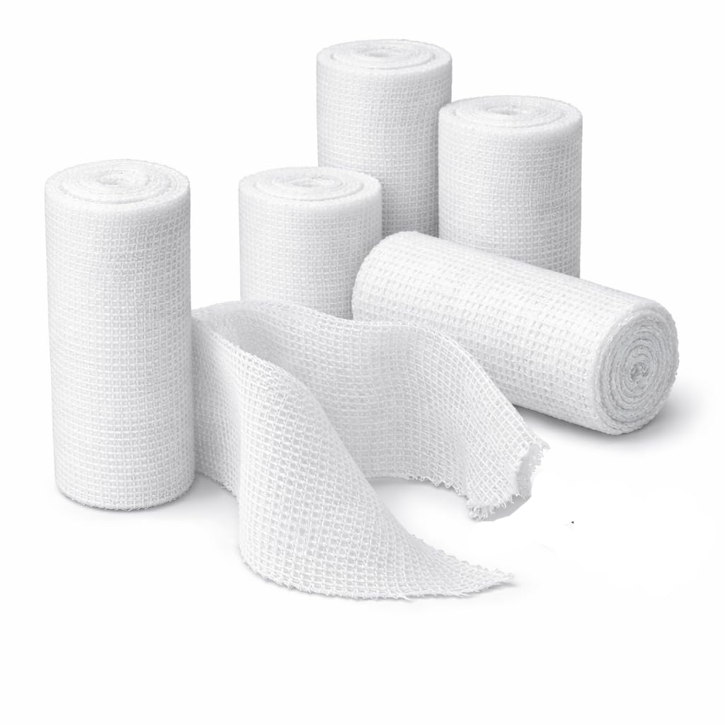 Sterile Gauze Roller Bandage, Soft Cotton Medical Bandage Roll for Wound Dressing, First Aid, Surgical Use – Highly Absorbent, Breathable & Skin Friendly (10cm x 3m - 5 Pieces)-image-12
