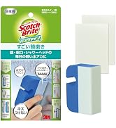 3M お風呂掃除 うろこ落とし 水垢 すごい鏡磨き 本体 シート3枚 スコッチブライト バスシャイン MC-02+R 2P A