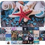 Pratique ✓ Le tapis de salle de bain a une face antidérapante et caoutchoutée pour une bonne adhérence.