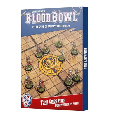 Tomb Kings Team Pitch Blood Bowl plateau de jeu et fosses de rechange