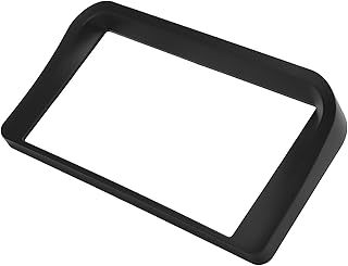 Painel de rádio estéreo fáscia, 2Din rádio estéreo fascia moldura de painel substituição para Land Cruiser 100 LC100 1998-2003