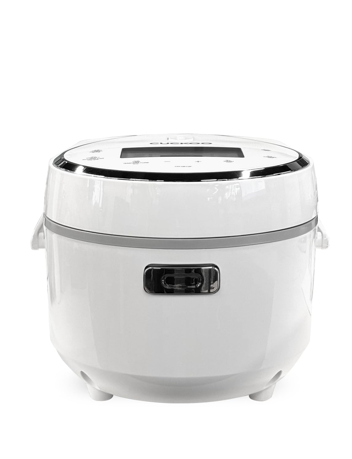 CUCKOO Micom Rice Cooker 8-Cup Uncooked / 16-Cup Cooked with Nonstick Inner Pot, Large Rice Maker with 9 Menu Options, Fuzzy Logic Technology, Auto Clean Mode, LCD Display, White (CR-0810F)