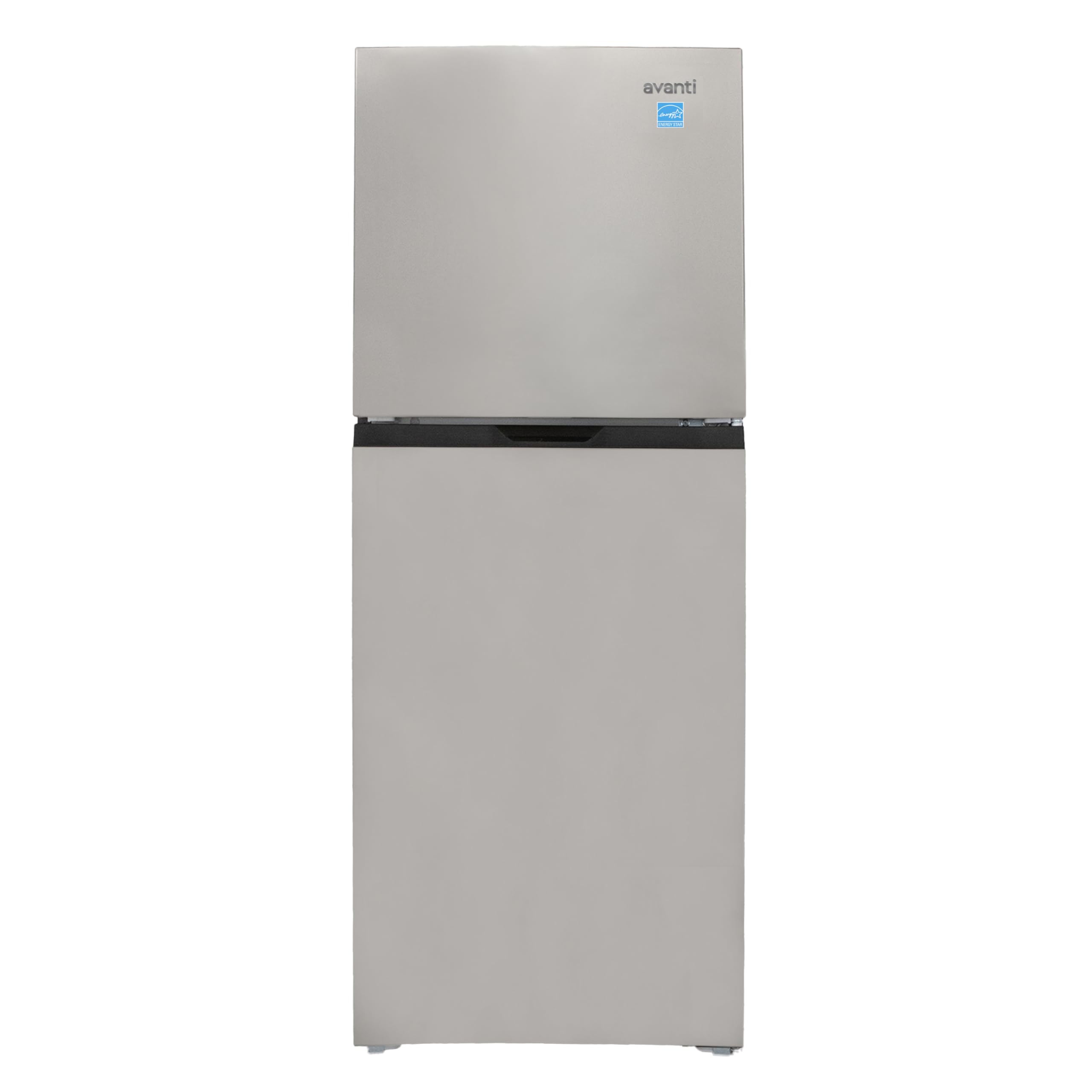 Avanti 7.0 Cu.Ft. Apartment Size Refridgerator, Compact Fridge With Top Freezer With Temperature Control And Adjustable Shelves And Crisper Drawer, 7.0 Cu.Ft., Stainless Steel on Fridge.com - View 2