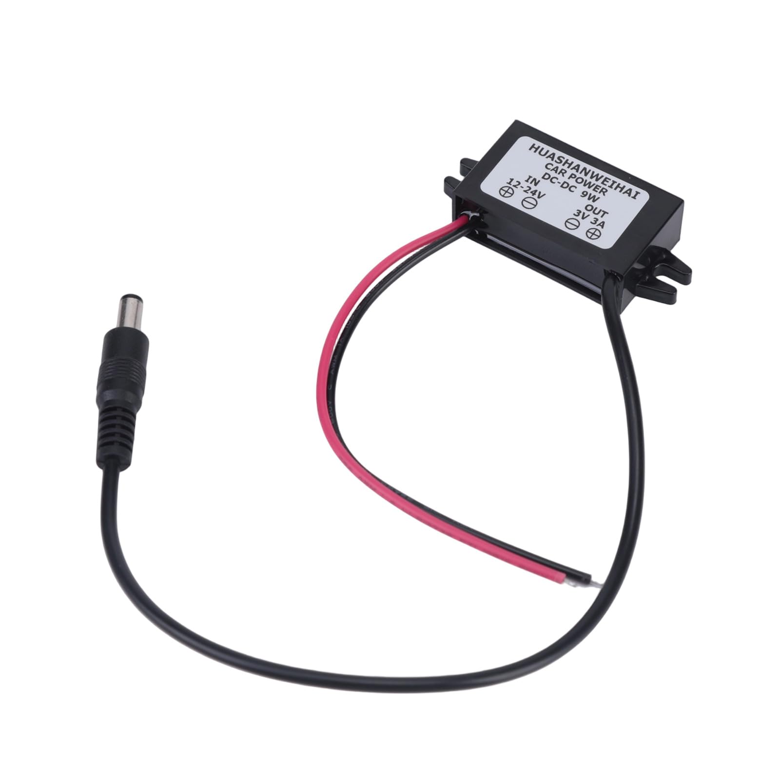 fexxkg 12V To 24V Step Down Power Converters Module 3V 3A Output With 5.5X2.1Mm Plugs For LED Lights