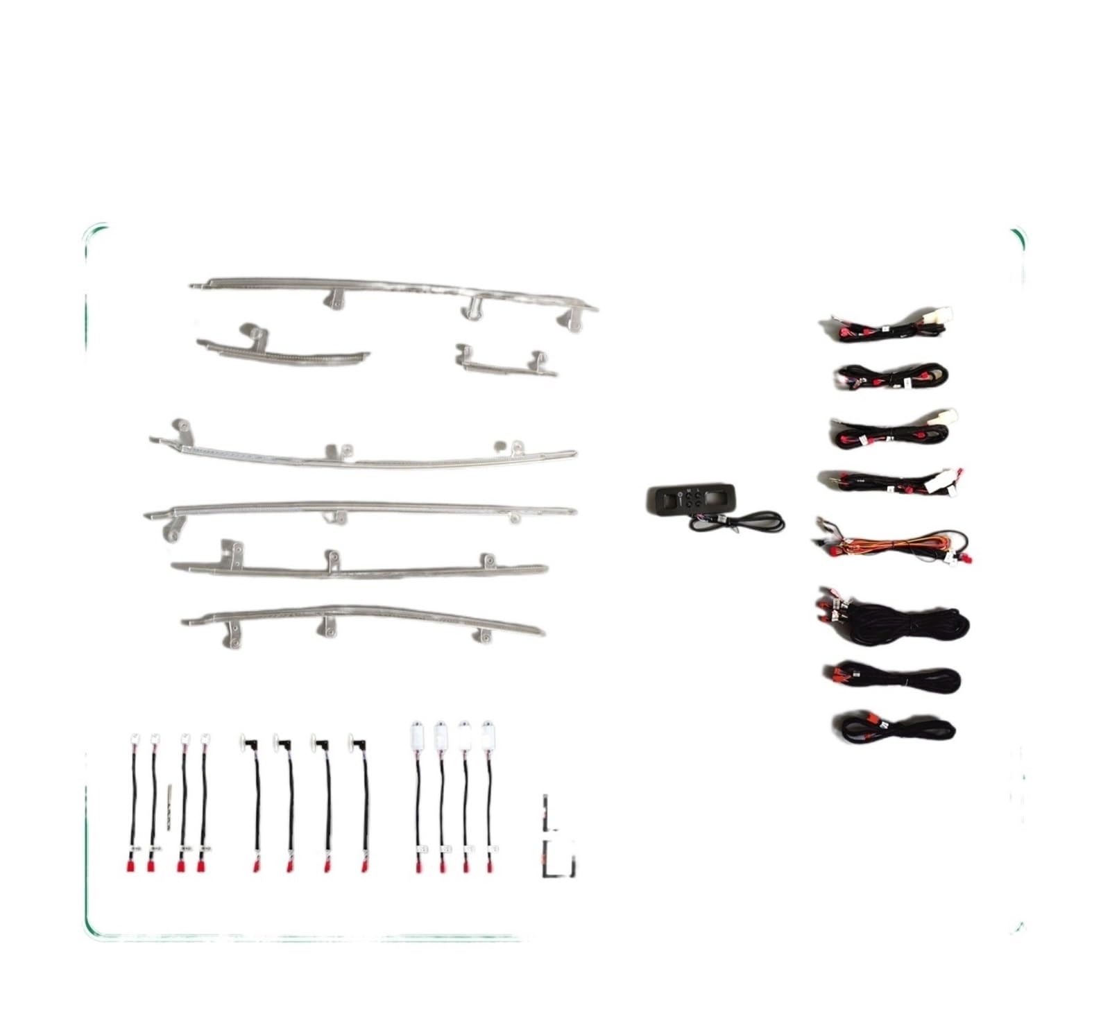 XCZPRKMXY Screen Control Key Control 64 Colors Ambient Light Compatible with Volvo S90 V90 2017-2022 Led Decorate Illuminated Strip with Dashboard(Set 1)