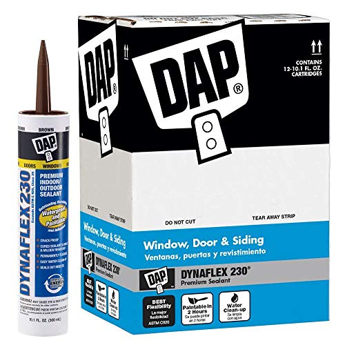 Pack 12 DAP Dynaflex Sealant 10.1 oz marrón miniatura 5
